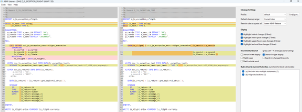 Screenshot ABAP-Cleaner preview